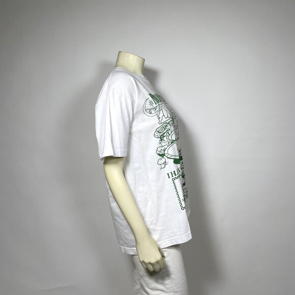 ONLINE CERAMICS White Cotton 'Mushroom' T-Shirt - Picture 5 of 9
